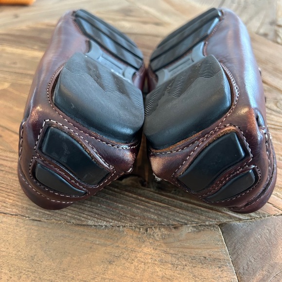 To Boot New York Adam Derrick Mens Brown Leather Driving Moccasins Loafers Shoes - Picture 11 of 12